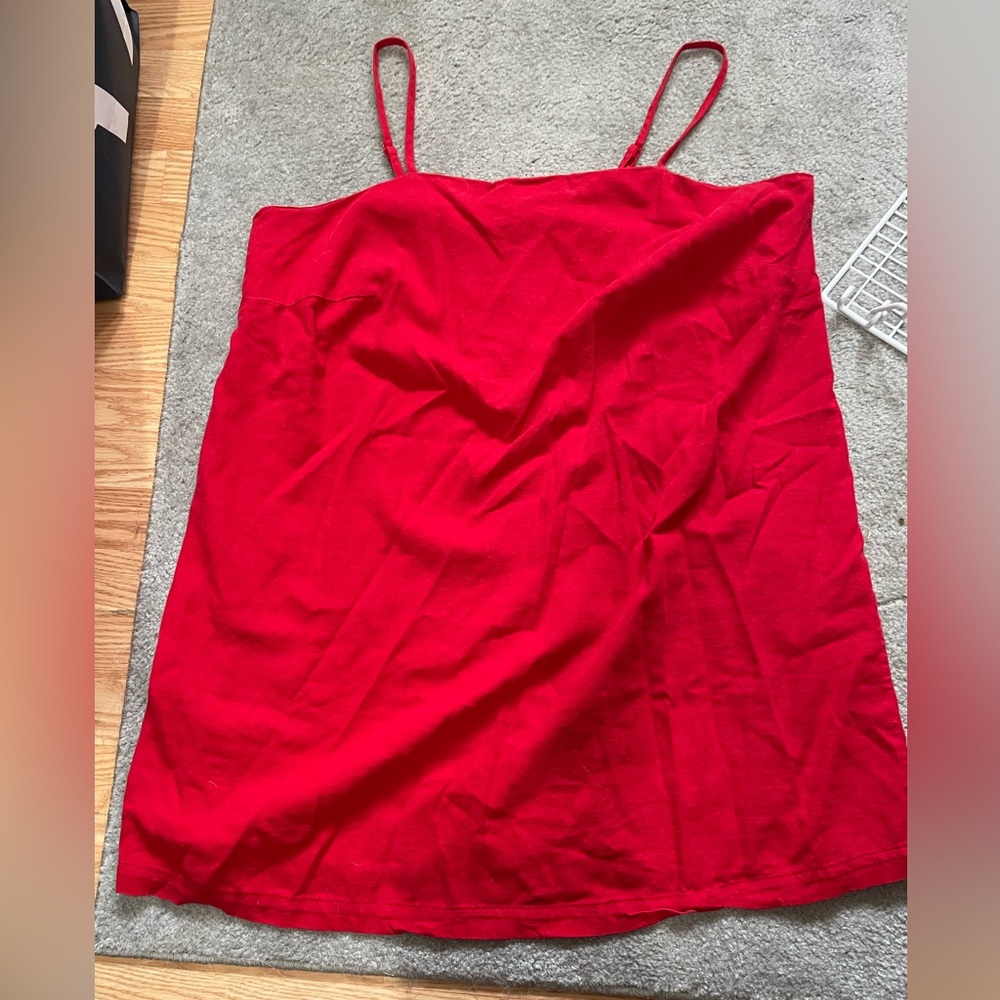 A New Day linen mini dress